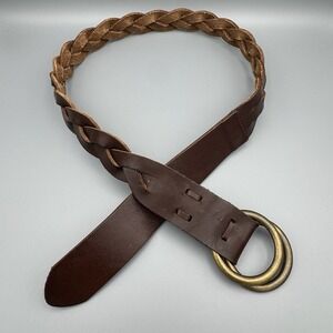 Lauren Ralph Lauren Brown Braided Belt